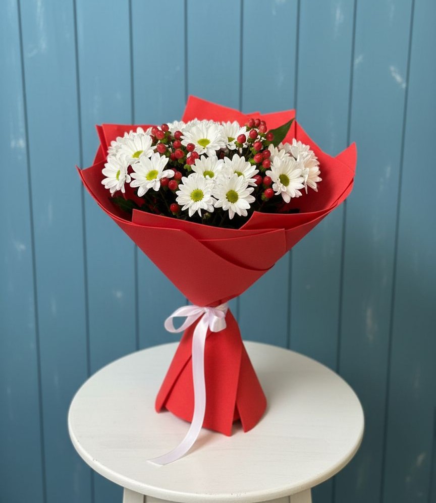 Букет цветов из: Хризантемы в Сорокино