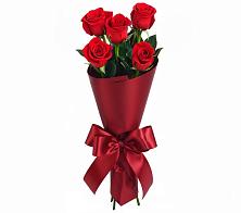 Букет 5 Красных роз Эдлесс Лав в Сорокино
