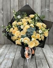 Букет цветов из:  Розы и Лизиантусы в Сорокино