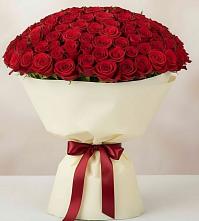 Букет 101 Красная роза Милано в Сорокино