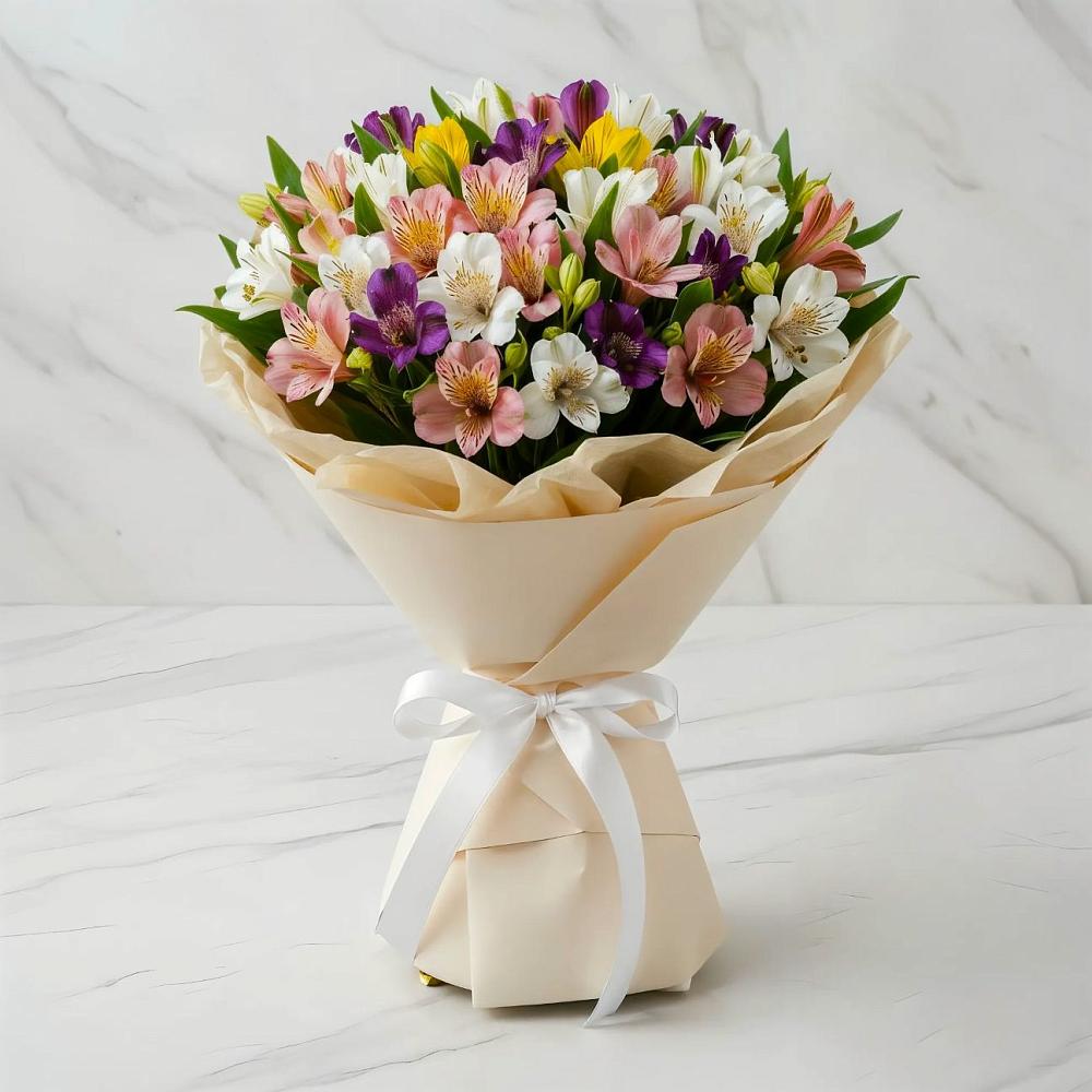 Букет цветов из: Альстромерии в Сорокино