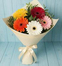 Букет цветов из:  Герберы #REPLACE_PRED# Сорокино