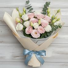 Букет цветов из:  Лизиантусы в Сорокино