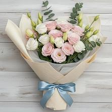 Букет цветов из:  Лизиантусы в Сорокино