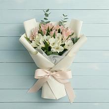 Букет цветов из:  Альстромерии в Сорокино