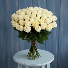 Букет 51 Белая роза Эдлесс Лав #REPLACE_PRED# Сорокино