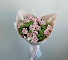 Букет цветов из:  Розы и Хризантемы в Сорокино