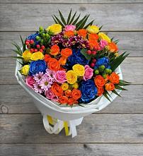 Букет цветов из:  Розы и Хризантемы в Сорокино