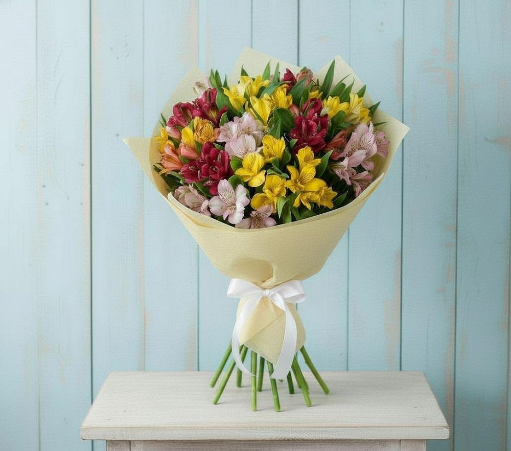 Букет цветов из: Альстромерии в Сорокино