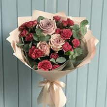 Букет цветов из:  Гвоздики и Розы в Сорокино