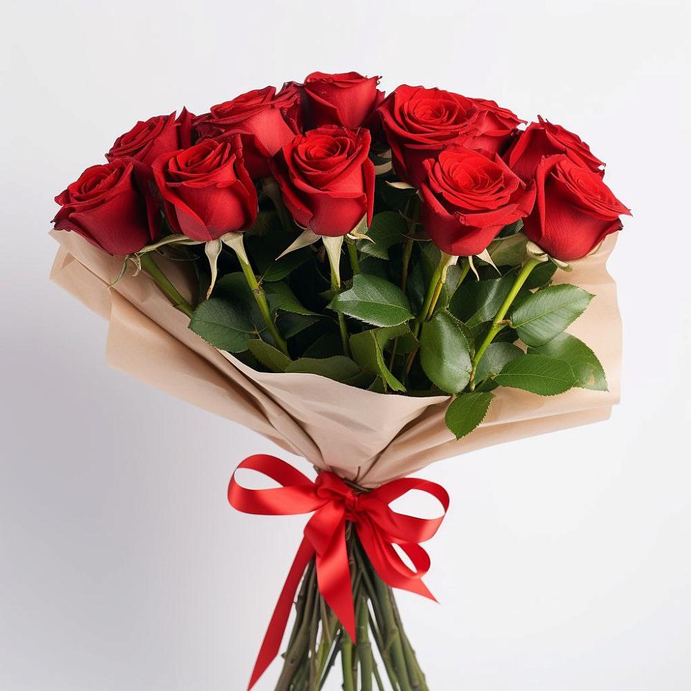 Букет 11 Красных роз Эдлесс Лав в Сорокино
