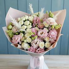 Букет цветов из:  Альстромерии и Розы в Сорокино