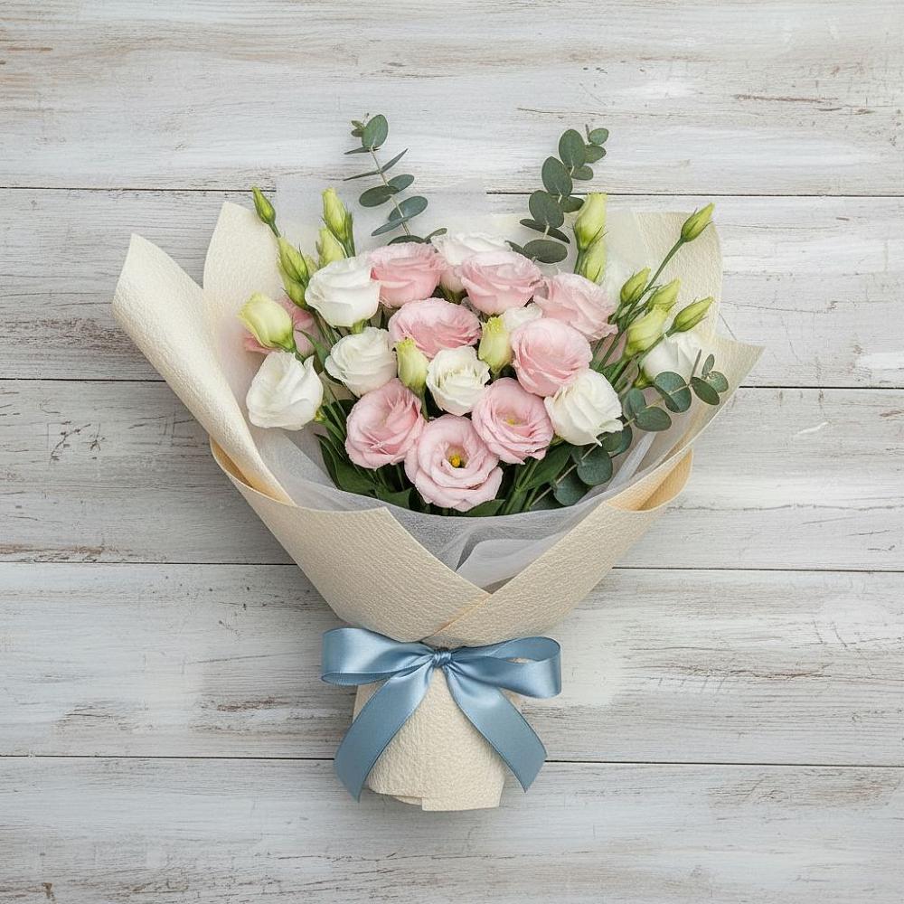 Букет цветов из: Лизиантусы в Сорокино